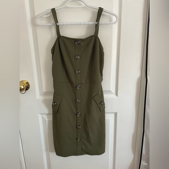 Army/olive green dress - Picture 1 of 2